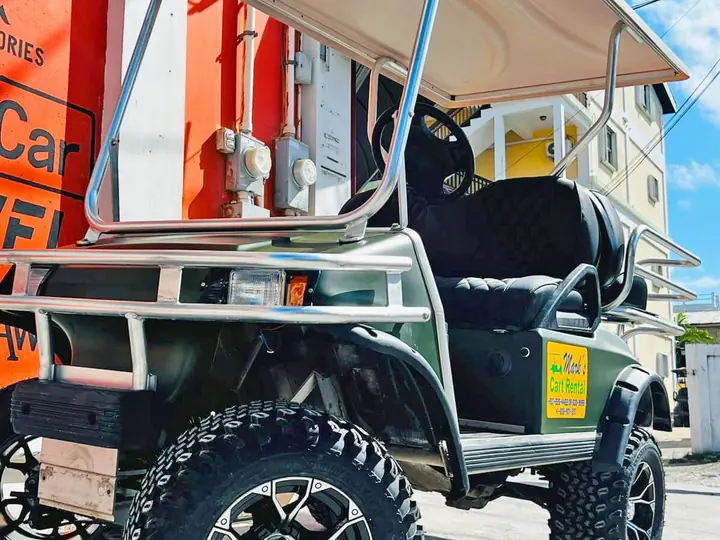 Golf cart support during a rental in San Pedro Belize