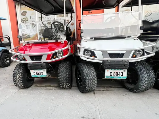Golf cart rental in San Pedro Ambergris Caye Belize