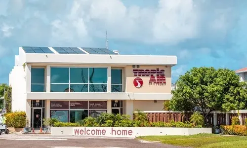 Golf cart rental drop off service at the airstrip in San Pedro Belize